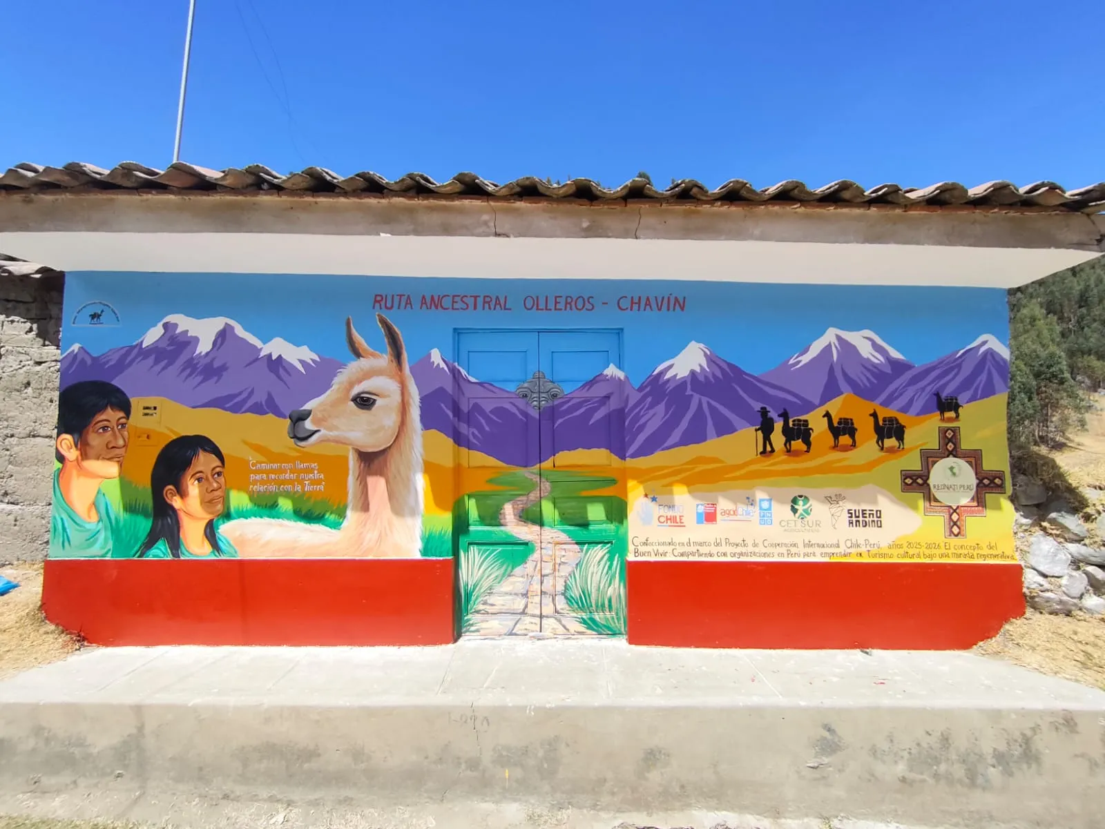 mural llamatrek